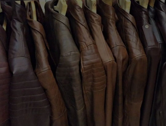 Leather garments